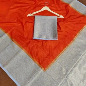 Banarasi soft silk sari-option
